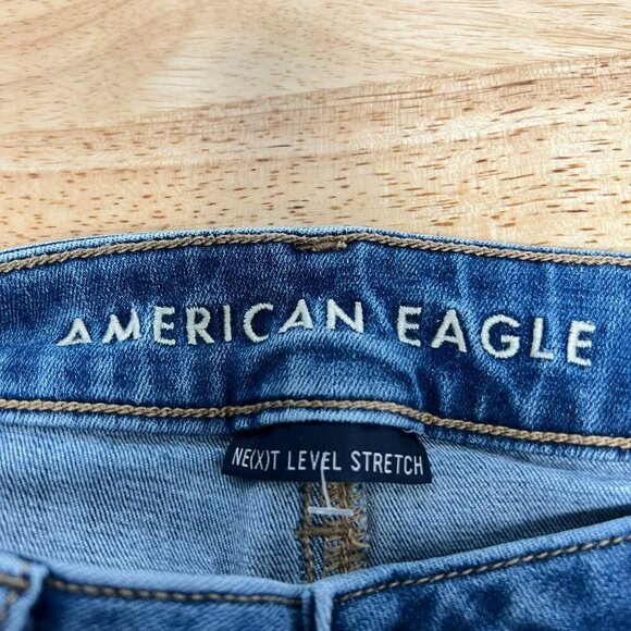 American Eagle Womens Jeggings Mid Rise Size 4 Long - Picture 7 of 9
